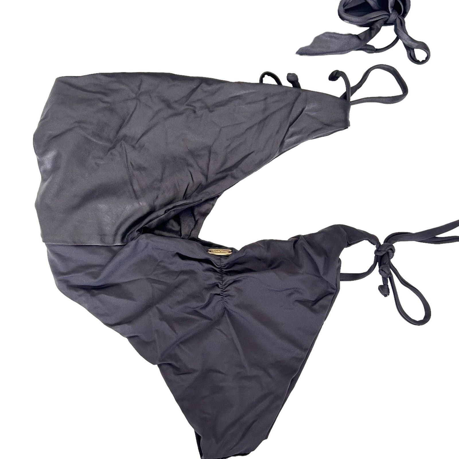 Other Beach Bunny Black Bikini Bathing Suit Sz L Size ONE SIZE - 7 Thumbnail