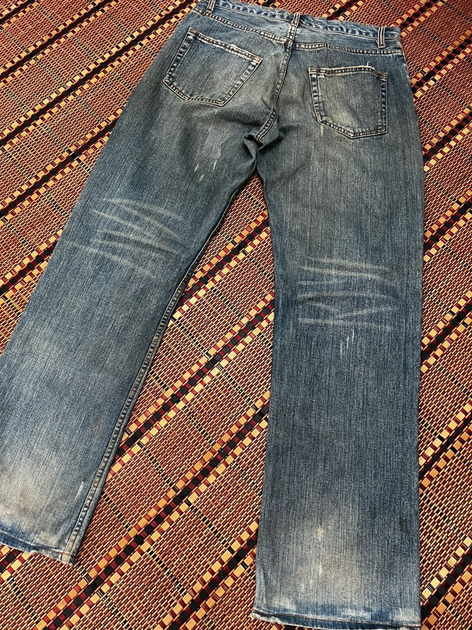 Japanese Brand Japanese Brand Nylaus Art Denim Jeans Size US 34 / EU 50 - 9 Thumbnail
