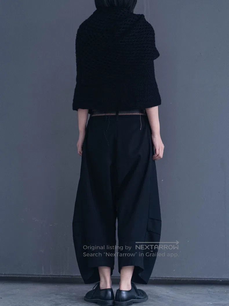 Junya Watanabe Junya Watanabe Black double-layered knitted cape Size XS / US 0-2 / IT 36-38 - 3 Thumbnail