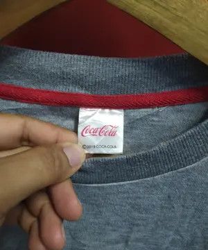 Coca Cola Coca-Cola 2019 Official Licensed Script Logo Grey Size US L / EU 52-54 / 3 - 6 Thumbnail