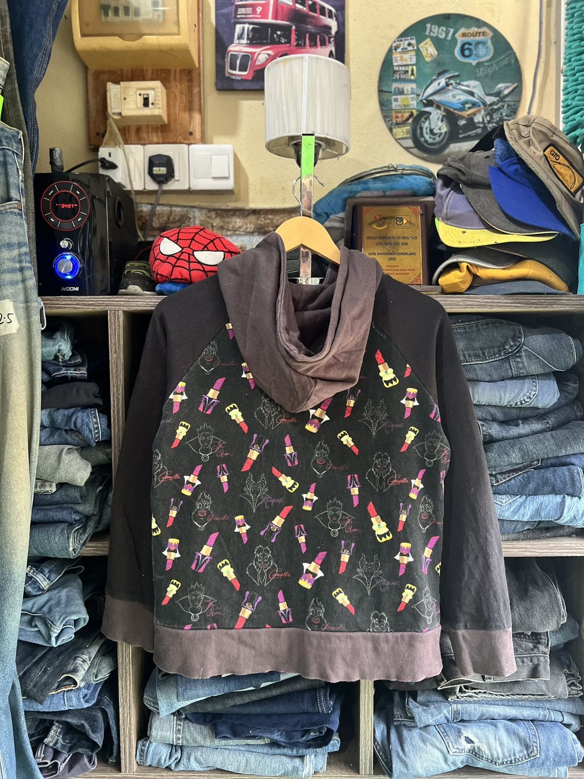Cartoon Network 🔥Disney Resort Fashionable Villains Zipper Hoodie Size M / US 6-8 / IT 42-44 - 3 Thumbnail