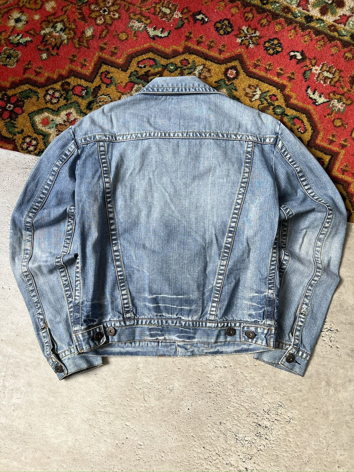 Diesel Racing style washed diesel japanese trucker jacket hype Size US L / EU 52-54 / 3 - 6 Thumbnail