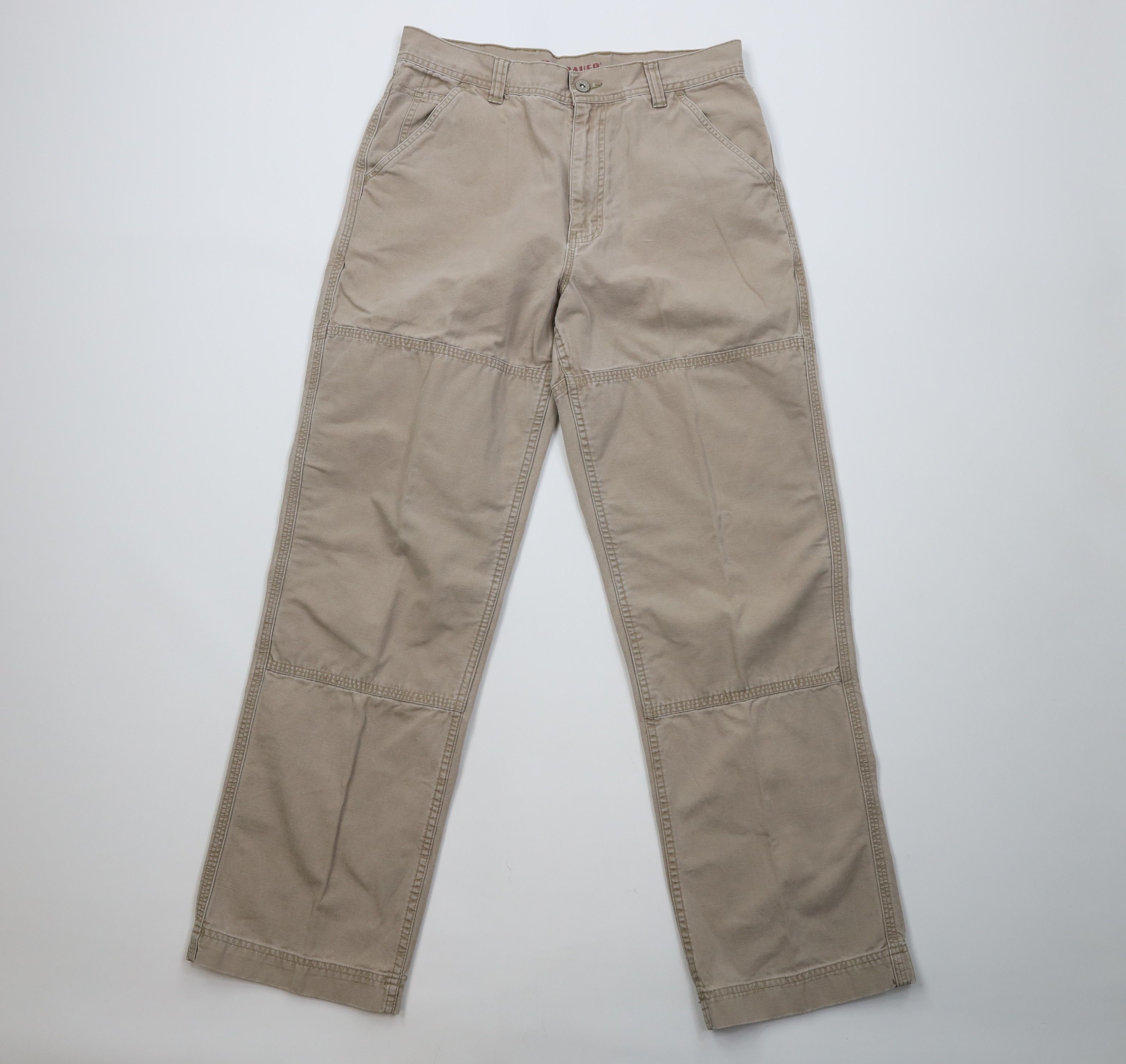 Eddie Bauer Vintage Y2K Eddie Bauer Knee Wide Leg Pants Canvas Beige Size US 32 / EU 48 - 1 Thumbnail