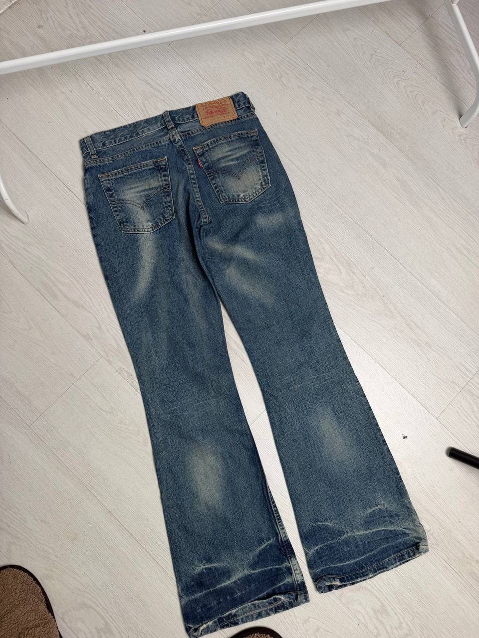 Levi's Vintage Levi's 522 Bootcut Jeans Distressed Faded Denim Y2K Size US 28 / EU 44 - 6 Thumbnail