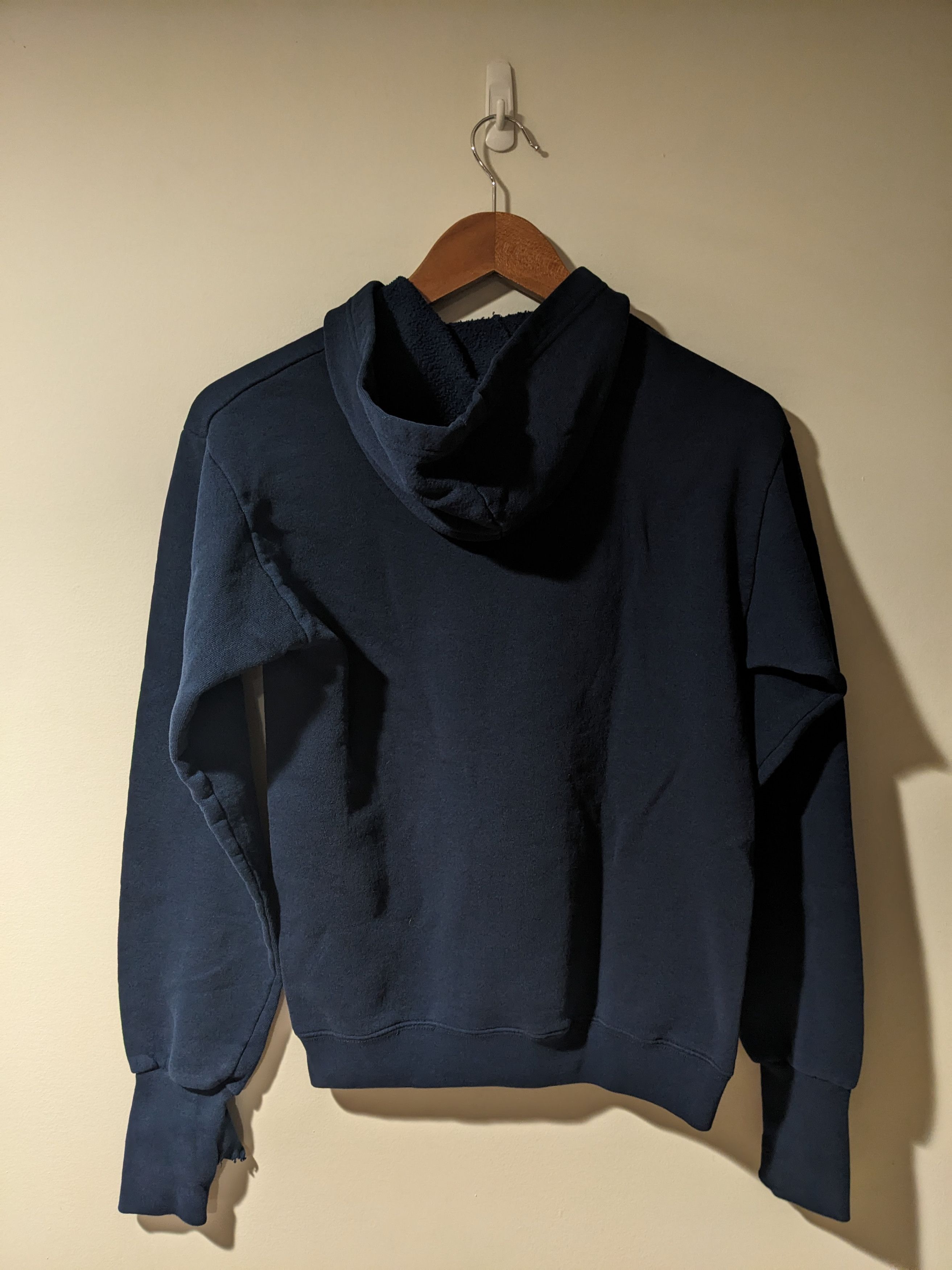 Designer × Vintage Vintage 90s Hand Cuffs Essential Blue Youth Medium Hoodie Size US M / EU 48-50 / 2 - 7 Thumbnail