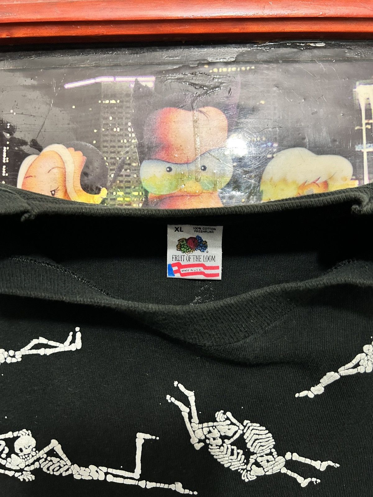 Fashion Victim FASHION VICTIM KAMASUTRA SKULLS VINTAGE SHIRT 1989 Size US XL / EU 56 / 4 - 5 Thumbnail