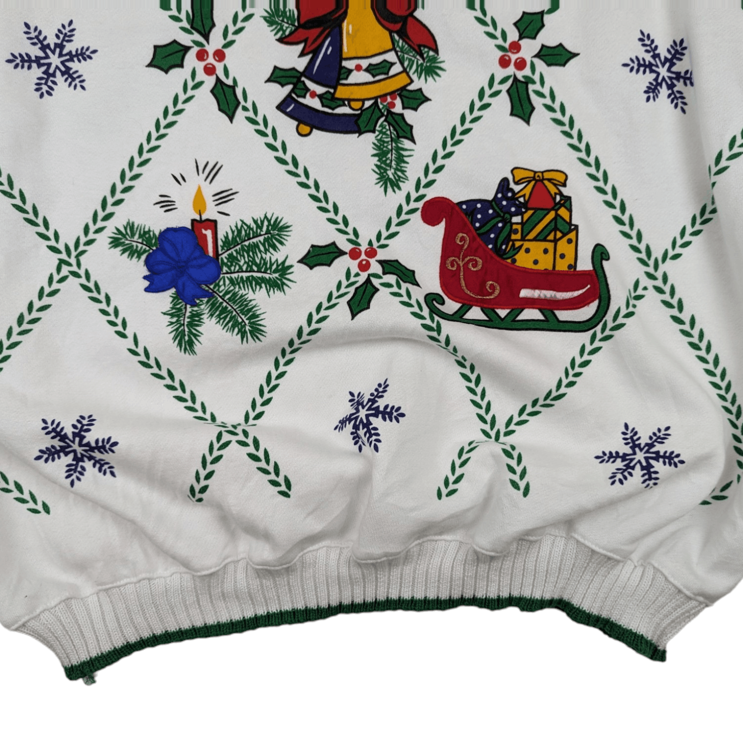 Japanese Brand Vintage 2000's CHRISTMAS Full Print Jumper Sweatshirt Size US XXL / EU 58 / 5 - 7 Thumbnail