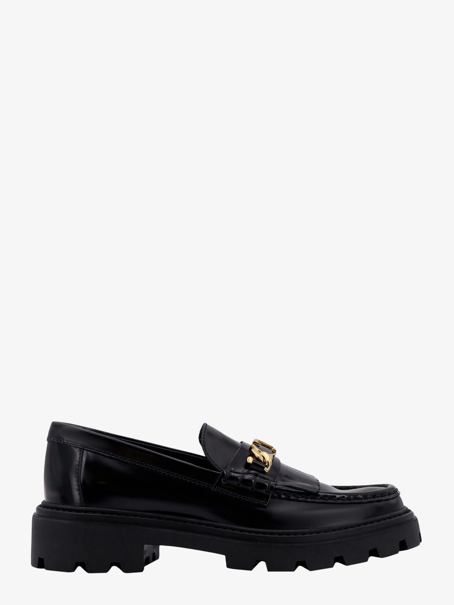 image of Tods Loafer Woman Black Loafers, Women's (Size 9.5)