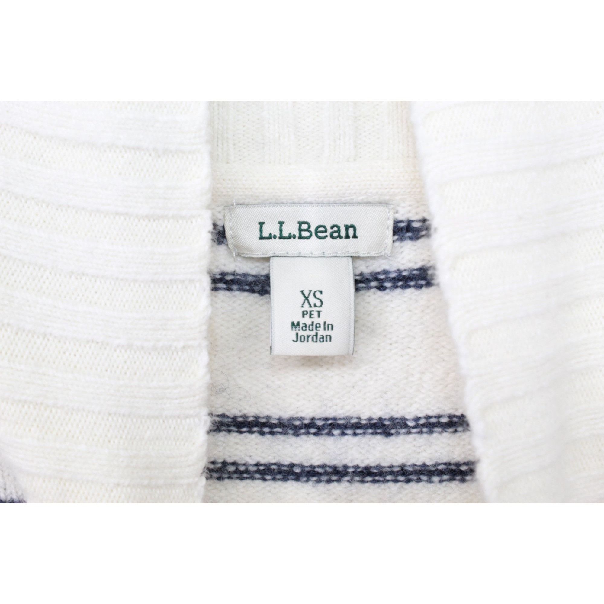 L.L. Bean LL Bean Striped Turtleneck Sweater Women's XS Petite Size XS / US 0-2 / IT 36-38 - 7 Thumbnail