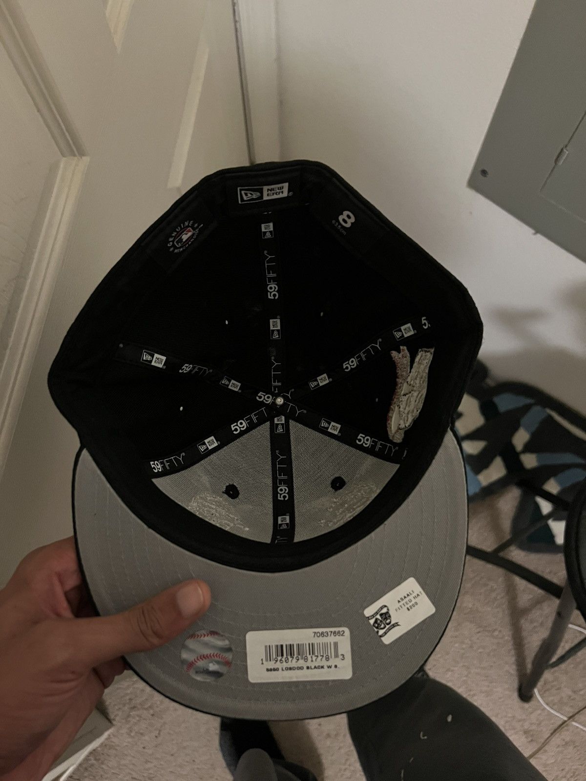 Asaali × Awful Lot of Cough Syrup Asaali x Awful Lot Of Cough Syrup Cartel Fitted Hat Size 8 Size ONE SIZE - 4 Thumbnail