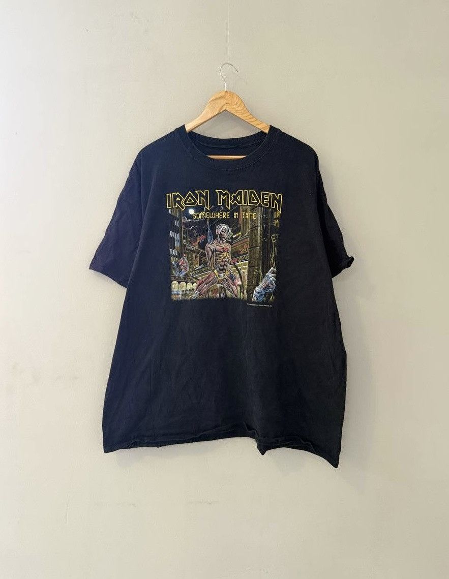 Vintage Y2k Iron Maiden 2002 tour tee