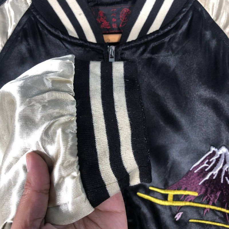 Japanese Brand × Vintage Vintage Sukajan Japanese Traditional Style Light Jacket Size US XL / EU 56 / 4 - 8 Thumbnail