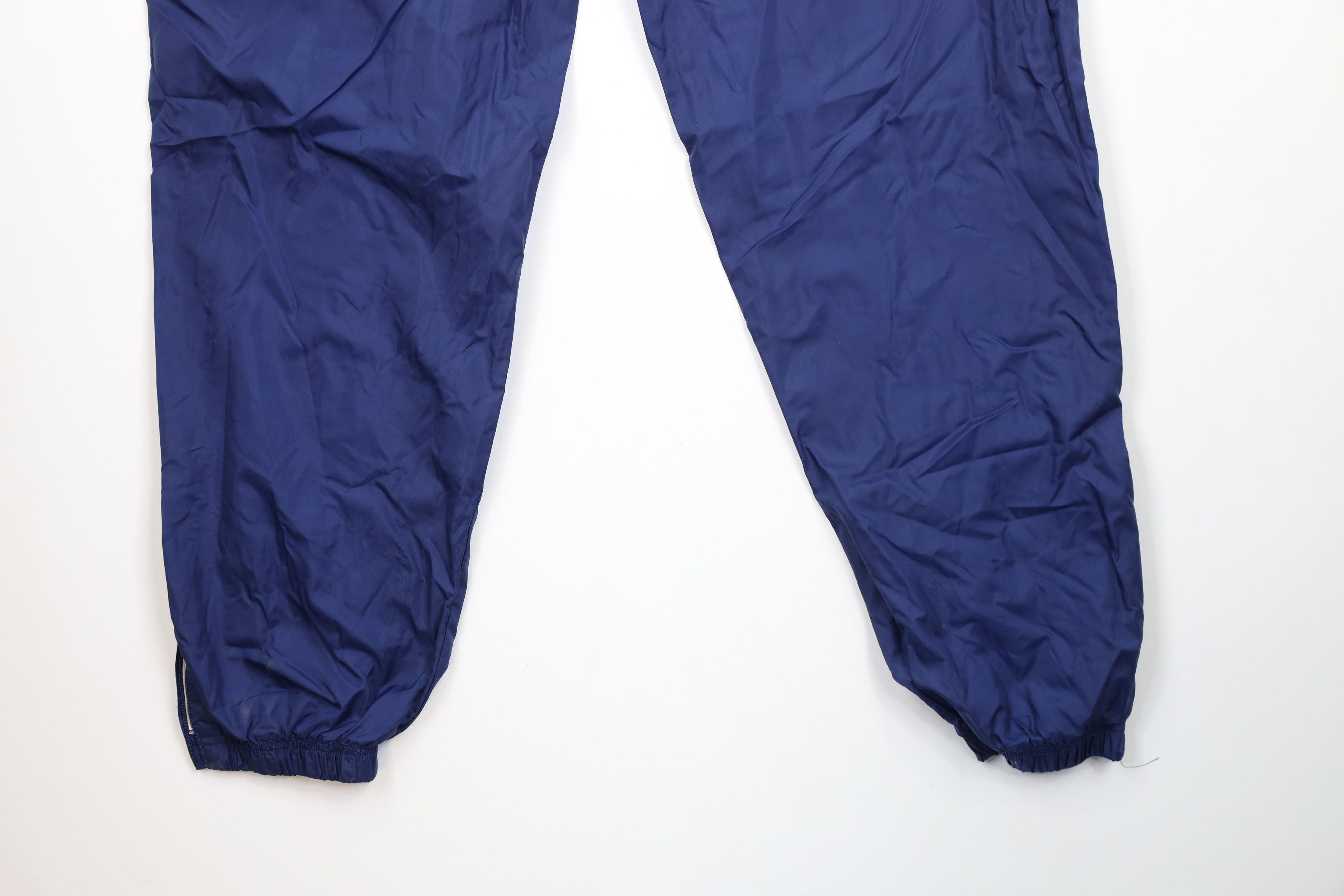 Nike × Vintage Vintage 90s Nike Scott Mini Swoosh Lined Nylon Joggers Size US 40 / EU 56 - 14 Thumbnail