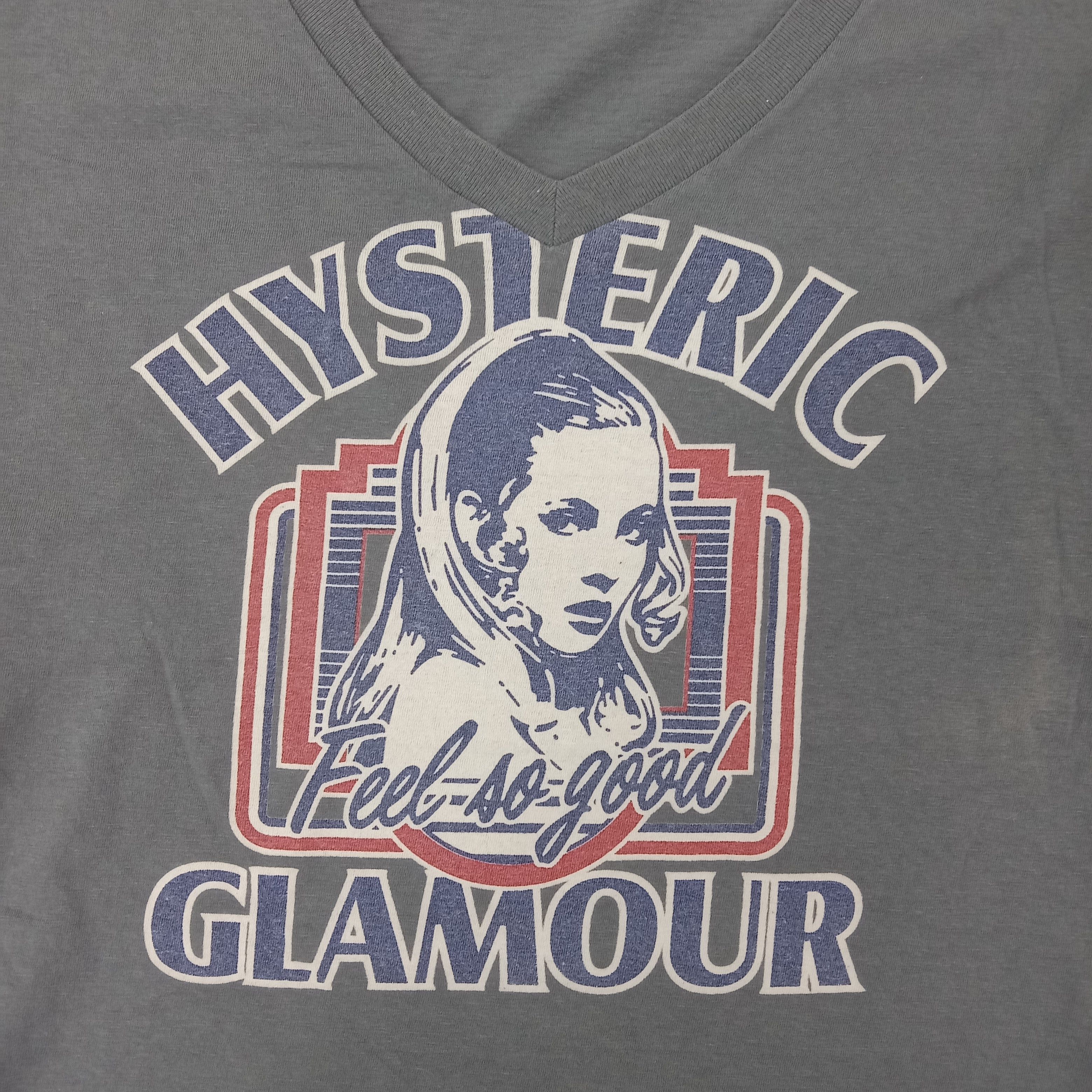 Hysteric Glamour × Japanese Brand × Vintage Hysteric Glamour Japanese Brand V Neck Tshirt Size S / US 4 / IT 40 - 3 Thumbnail
