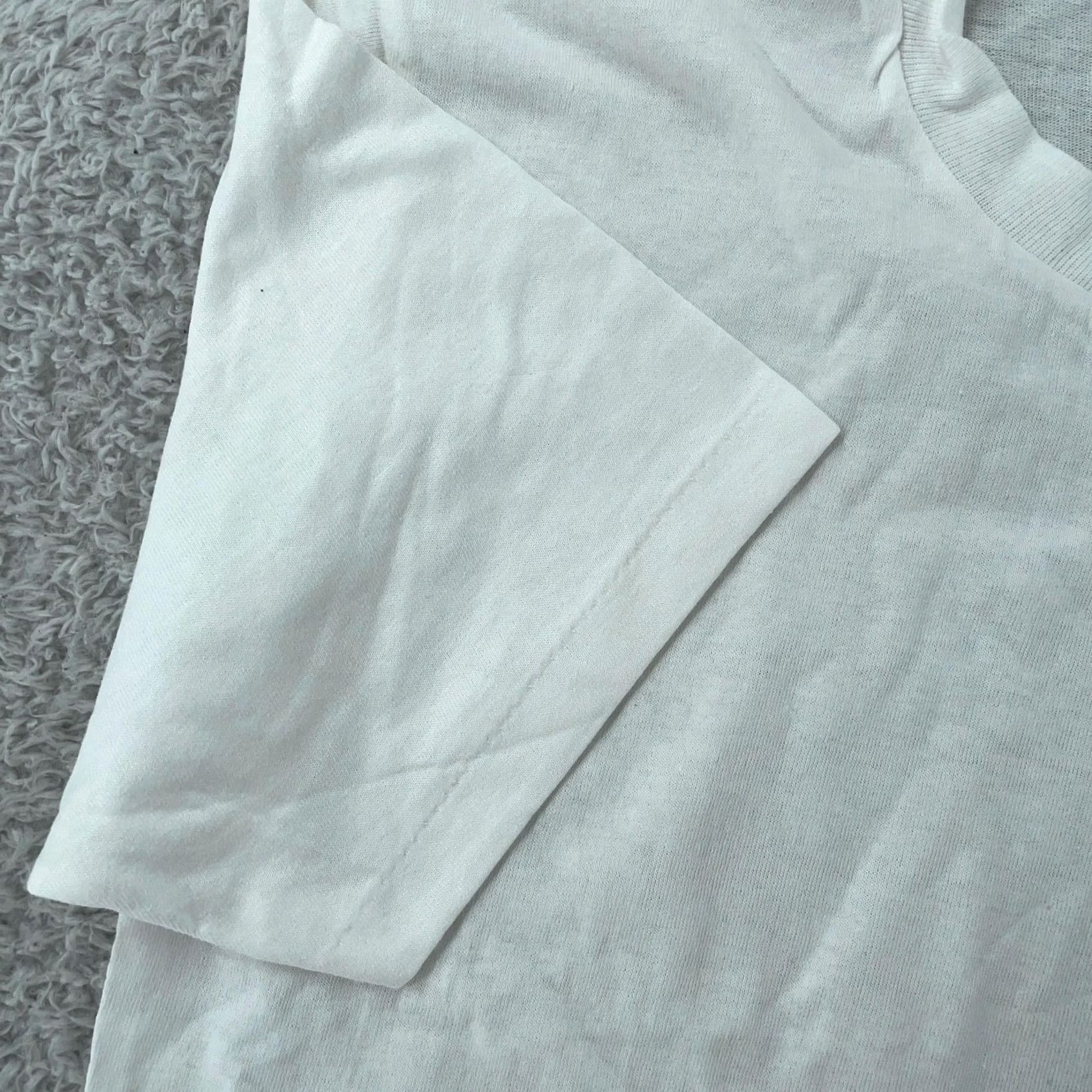 Hanes Vintage Hanes White Shirt Mens XS/S Crewneck Short Sleeve Cotton Basic Tee Size US XS / EU 42 / 0 - 3 Thumbnail