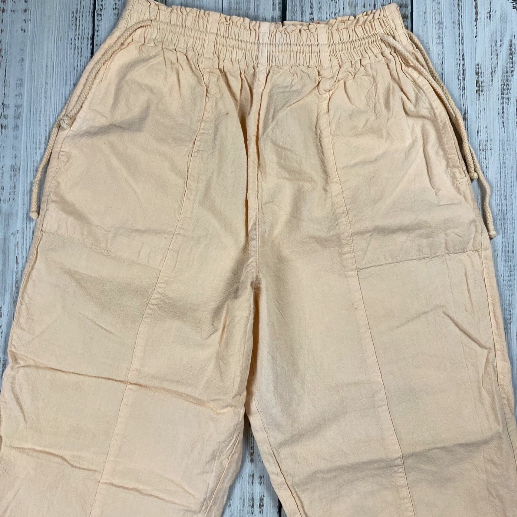Vintage VTG CEST JOLI LAUREN HIGH WAIST JOGGER PANTS LIGHTWEIGHT CORAL PINK COTTON M Size 32" / US 10 / IT 46 - 2 Thumbnail