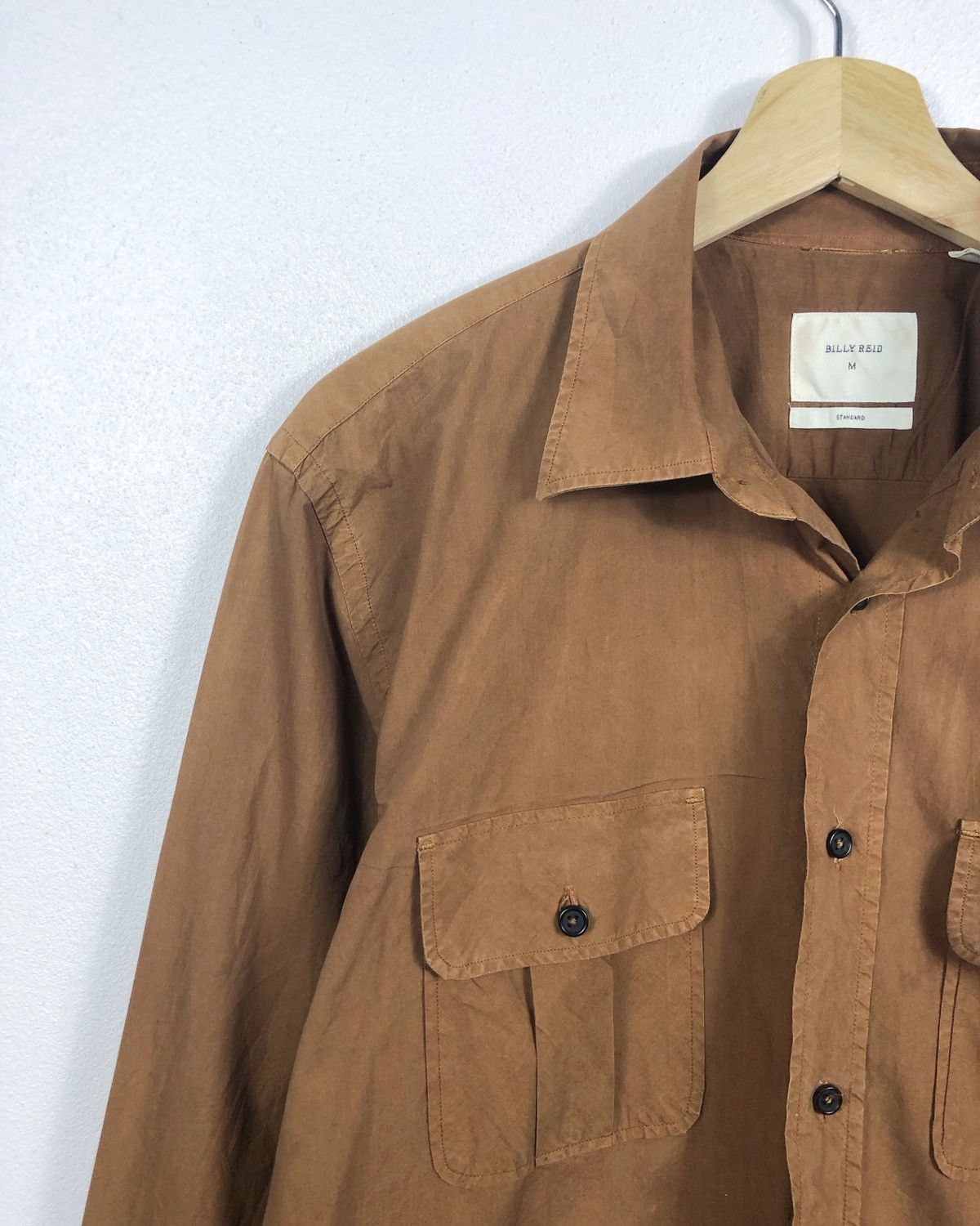 Billy Reid Rare Billy Reid Western Double Pockets Shirt Made in Italy Size US M / EU 48-50 / 2 - 3 Thumbnail