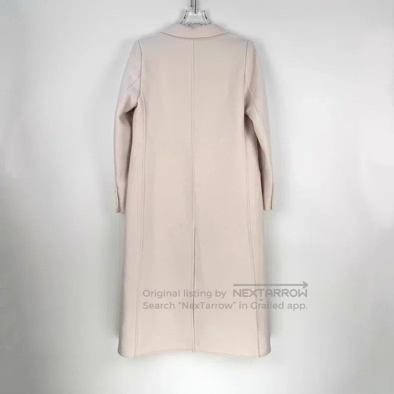 Fendi Fendi Light Pink and White Long Wool Coat Size XS / US 0-2 / IT 36-38 - 4 Thumbnail