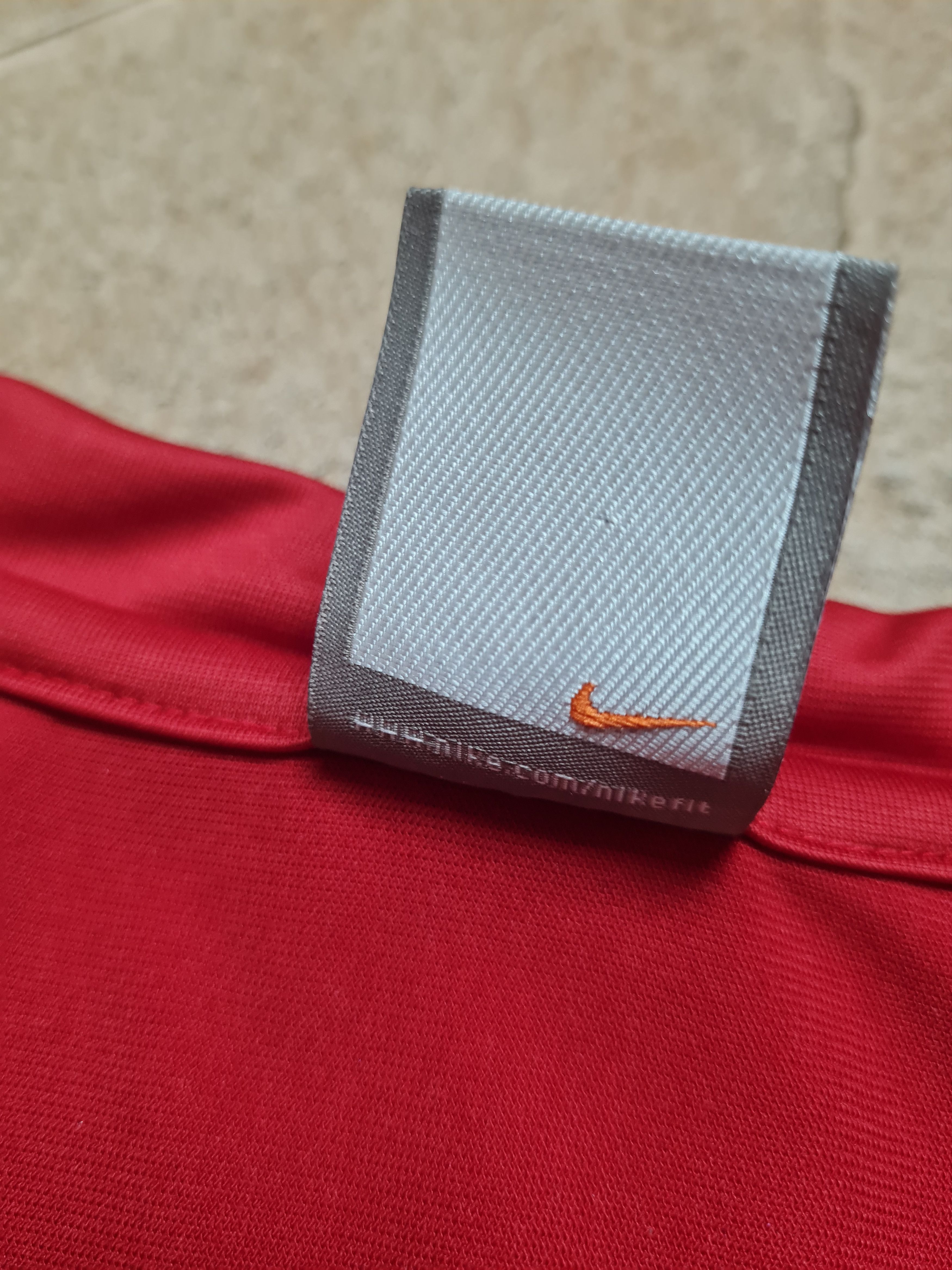 Nike Nike Striped Division Football Jersey Long Sleeve Red White Size US S / EU 44-46 / 1 - 16 Thumbnail