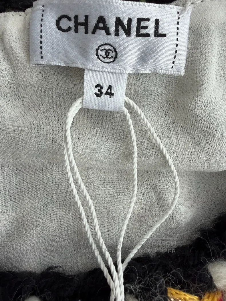 Chanel Chanel High-end handicraft workshop plaid wool tweed rolle Size XXS / US 00 / IT 34 - 5 Thumbnail