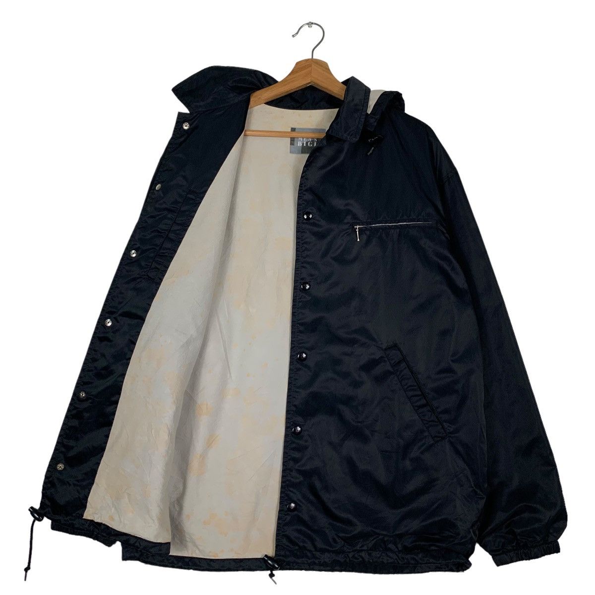 BIGI MEN’S BIGI Big Logo Hooded Coach Jacket #0010-C1 Size US M / EU 48-50 / 2 - 11 Thumbnail