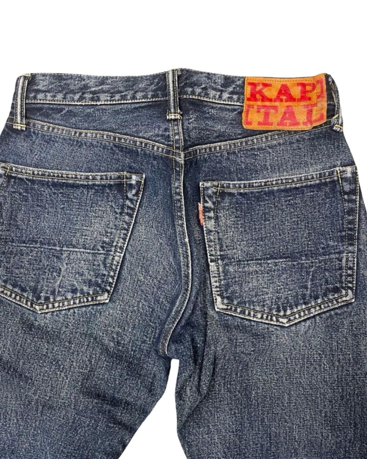 Kapital Blue Hands Japanese Denim Jeans Size US 27 - 9 Thumbnail