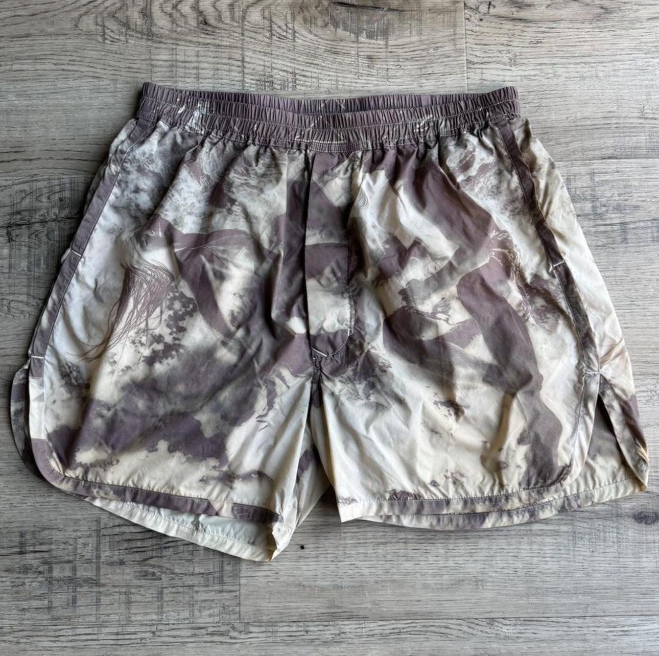 Rick Owens Drkshdw Rick Owens Allover Print Dolphin Shorts Size US 31 - 1 Thumbnail