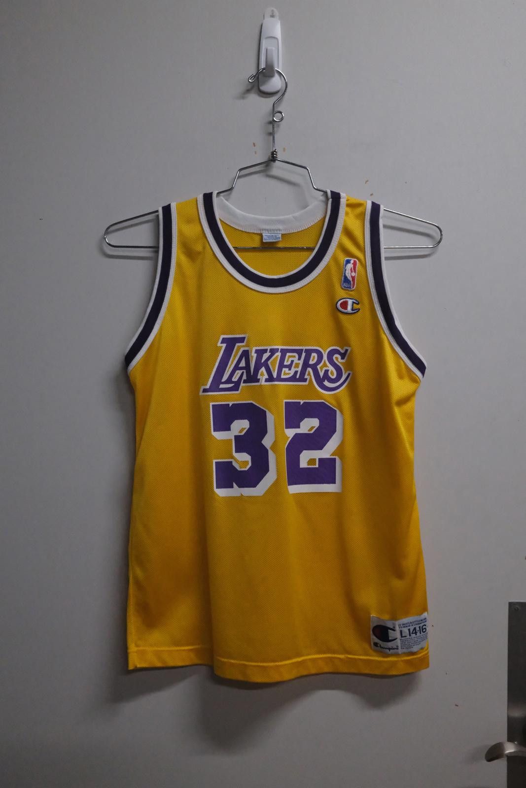 Champion 90 Champion Los Angeles Lakers Johnson #32 Basketball Jersey Size ONE SIZE - 1 Thumbnail