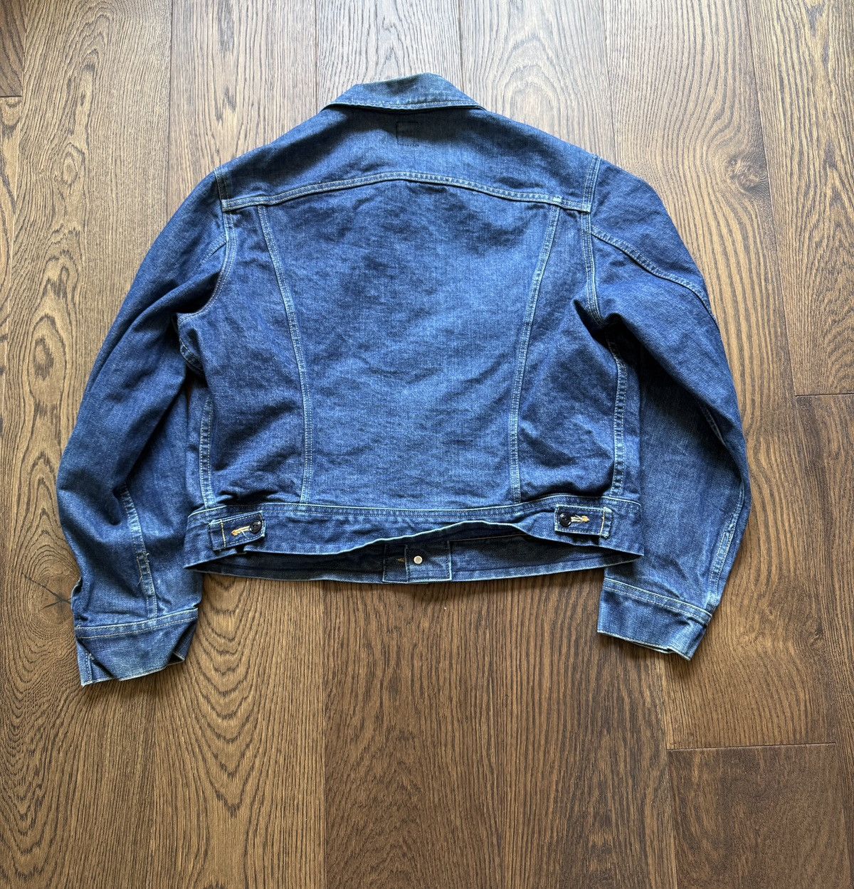 Lee Vintage 80s Lee Riders Dark Wash Denim Jean Jacket Size US L / EU 52-54 / 3 - 6 Thumbnail