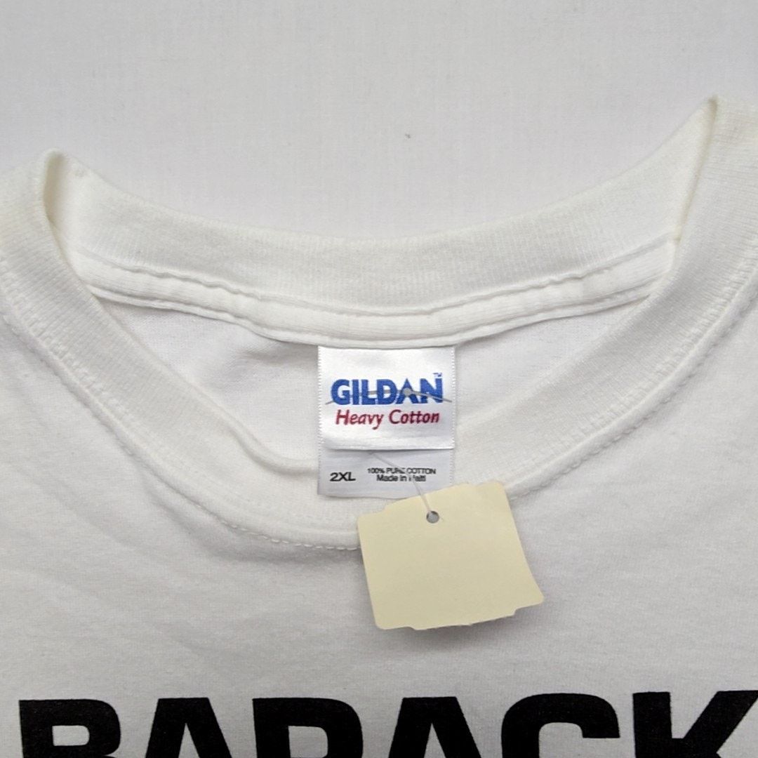Gildan Barack My World Barack Obama White 2XL Political Humor Tee Size US XXL / EU 58 / 5 - 7 Thumbnail