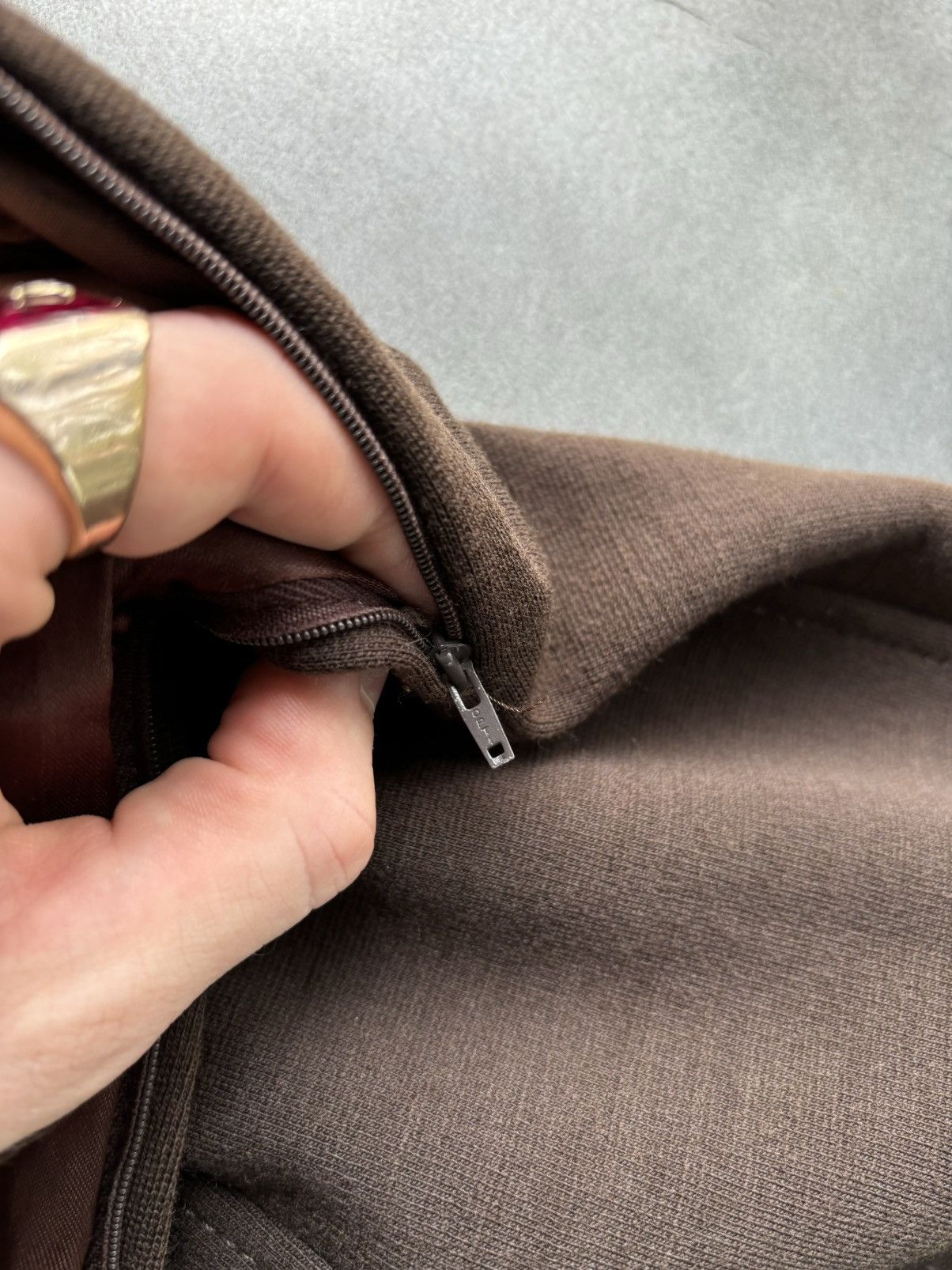 Prada × Vintage 1990s Vintage Prada Skirt Wool Mini Short Pencil 1996 1991 Size 30" / US 8 / IT 44 - 8 Thumbnail