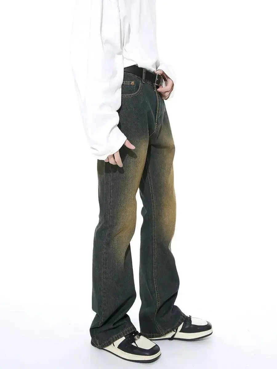 Japanese Brand Retro loose high street micro flared jeans Size US 32 / EU 48 - 2 Thumbnail