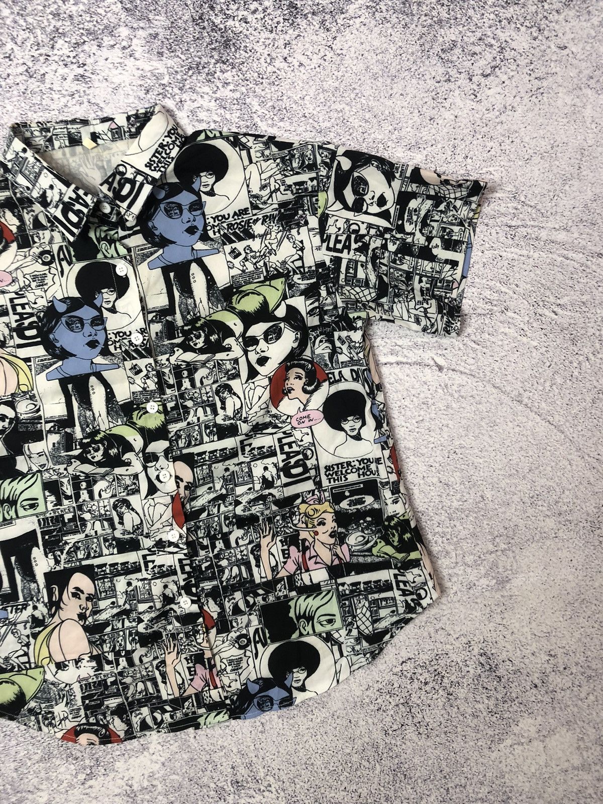 Vintage Vintage crazy Hawaiin y2k vintage usa rare drill ykk Size US S / EU 44-46 / 1 - 3 Thumbnail