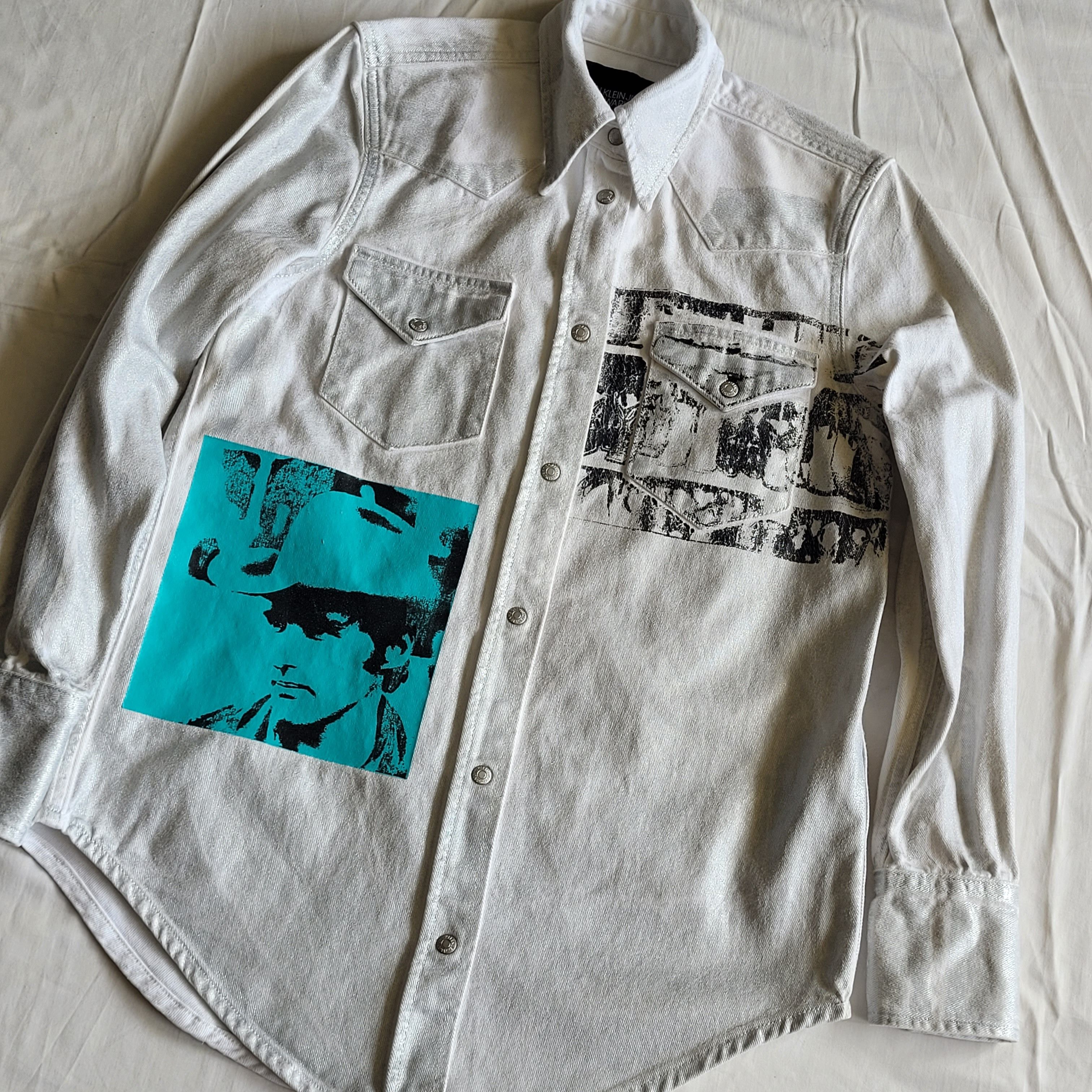 Raf Simons Calvin Klein by Raf Simons "cowboy" printed shirt/overshirt Size US XS / EU 42 / 0 - 7 Thumbnail