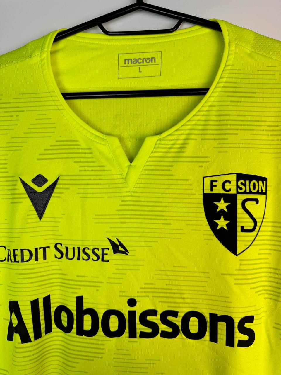 Macron FC SION GOALKEEPER SOCCER JERSEY LONG SLEVEE MACRON Size US L / EU 52-54 / 3 - 3 Thumbnail