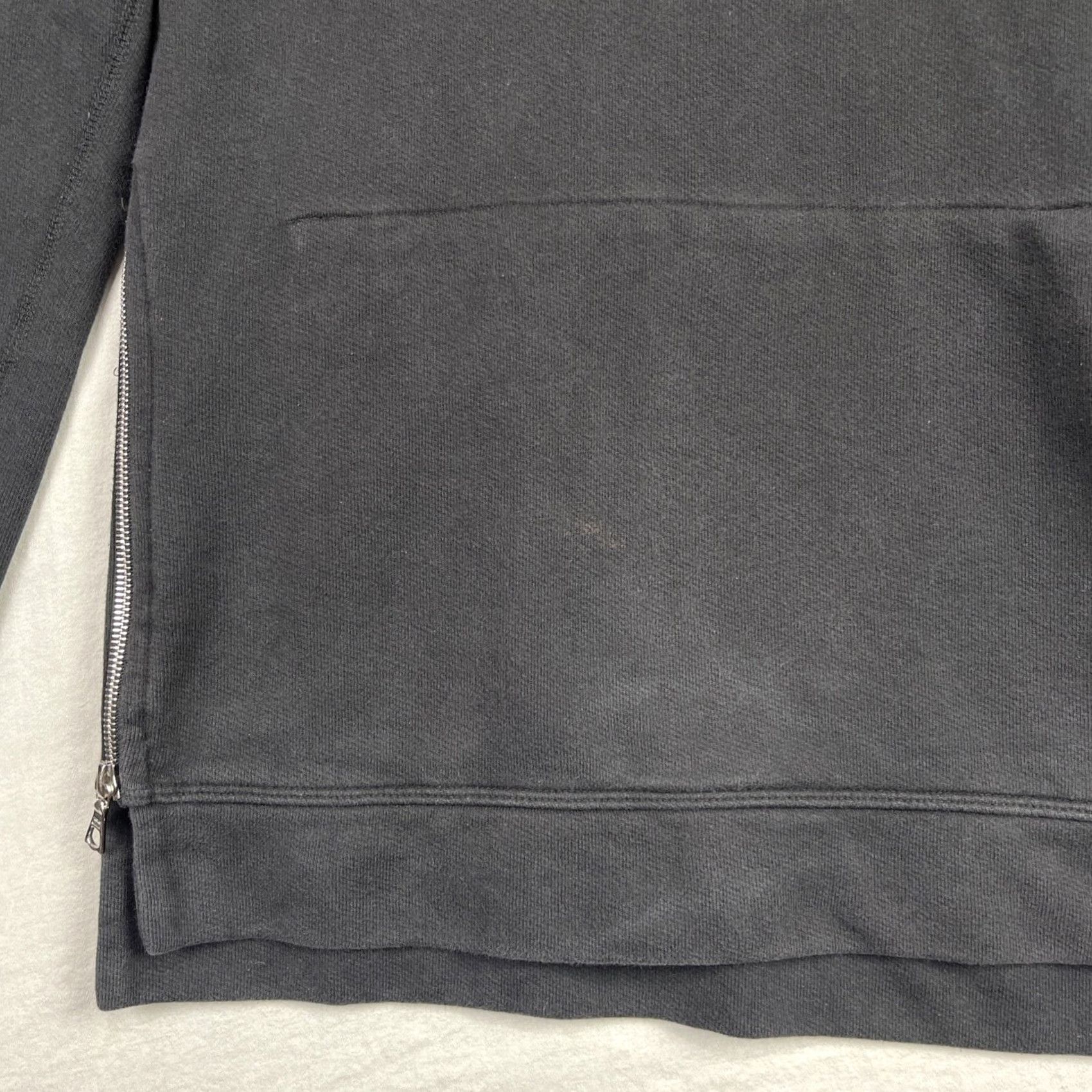 John Elliott John Elliott Hoodie Mens Small Black Side Zippers Sweatshirt Made In USA Size US S / EU 44-46 / 1 - 3 Thumbnail