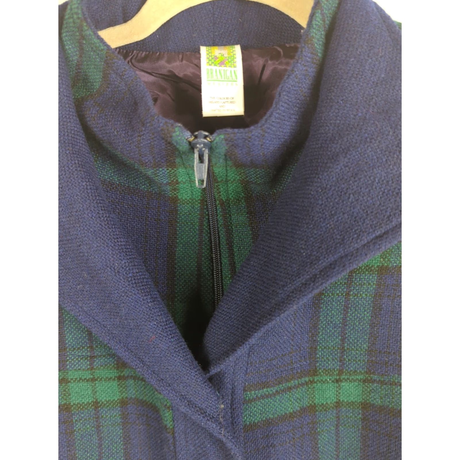 Vintage VINTAGE Branigan Weavers Jacket Coat Plaid Wool Outdoor Light Coat S Women XS Size S / US 4 / IT 40 - 2 Thumbnail