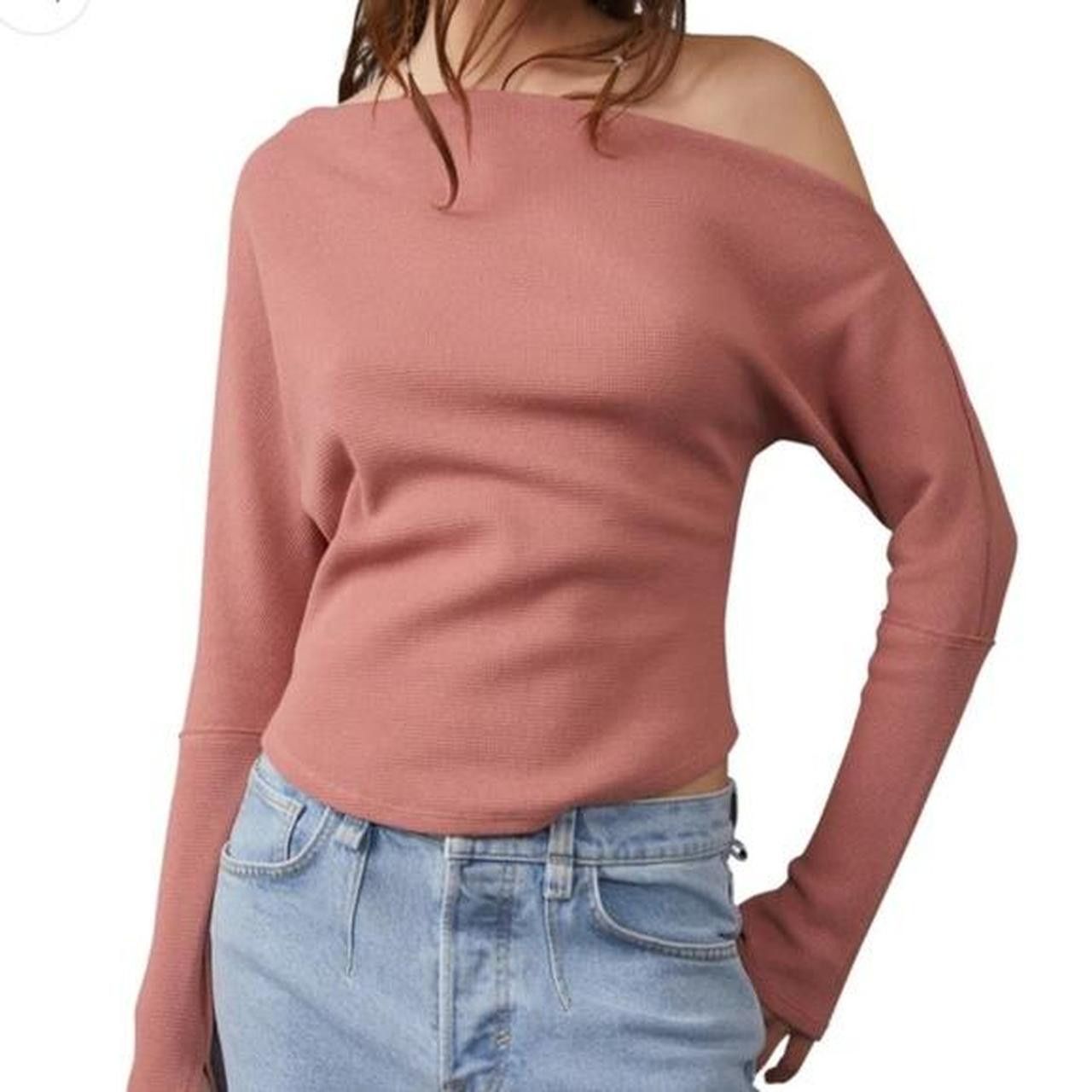 Free People Free People We the Free Fuji Thermal pink long sleeve top Size XL / US 12-14 / IT 48-50 - 1 Thumbnail