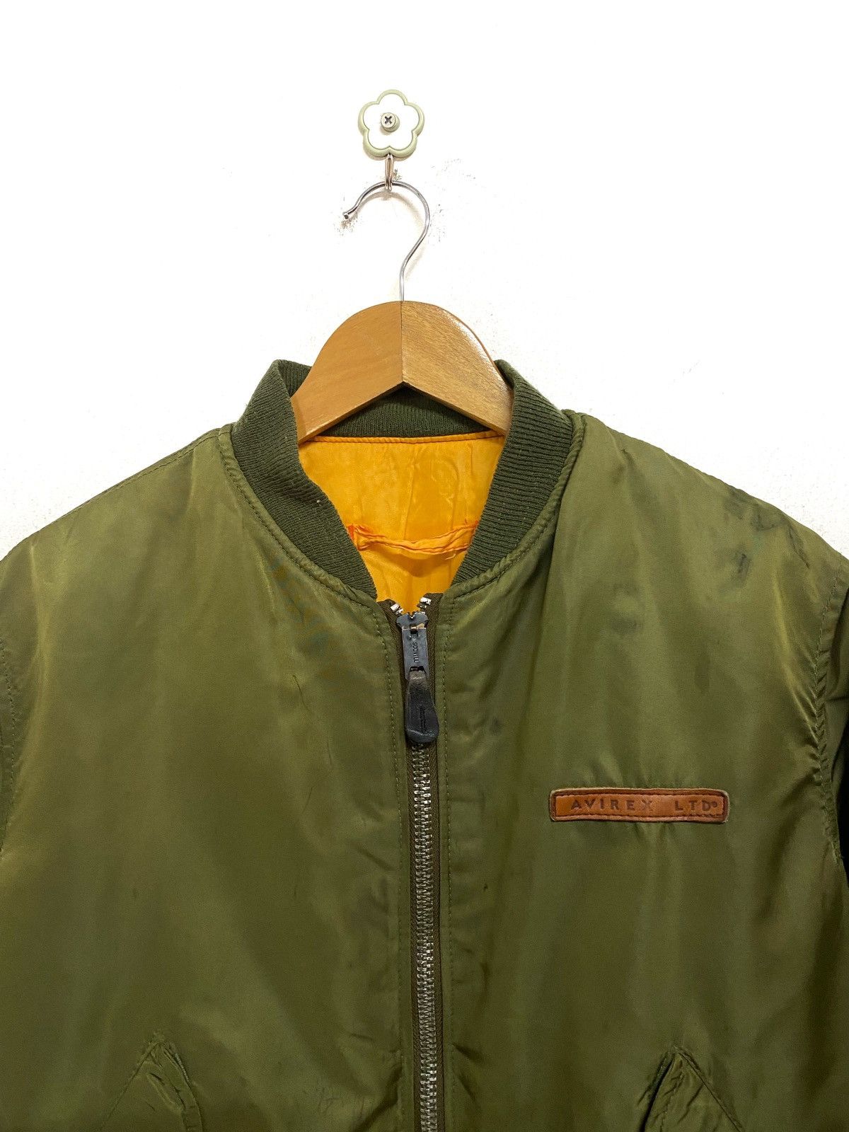 Avirex Vintage Avirex Scovil Zipper Bomber Flight Jacket Size US S / EU 44-46 / 1 - 2 Thumbnail