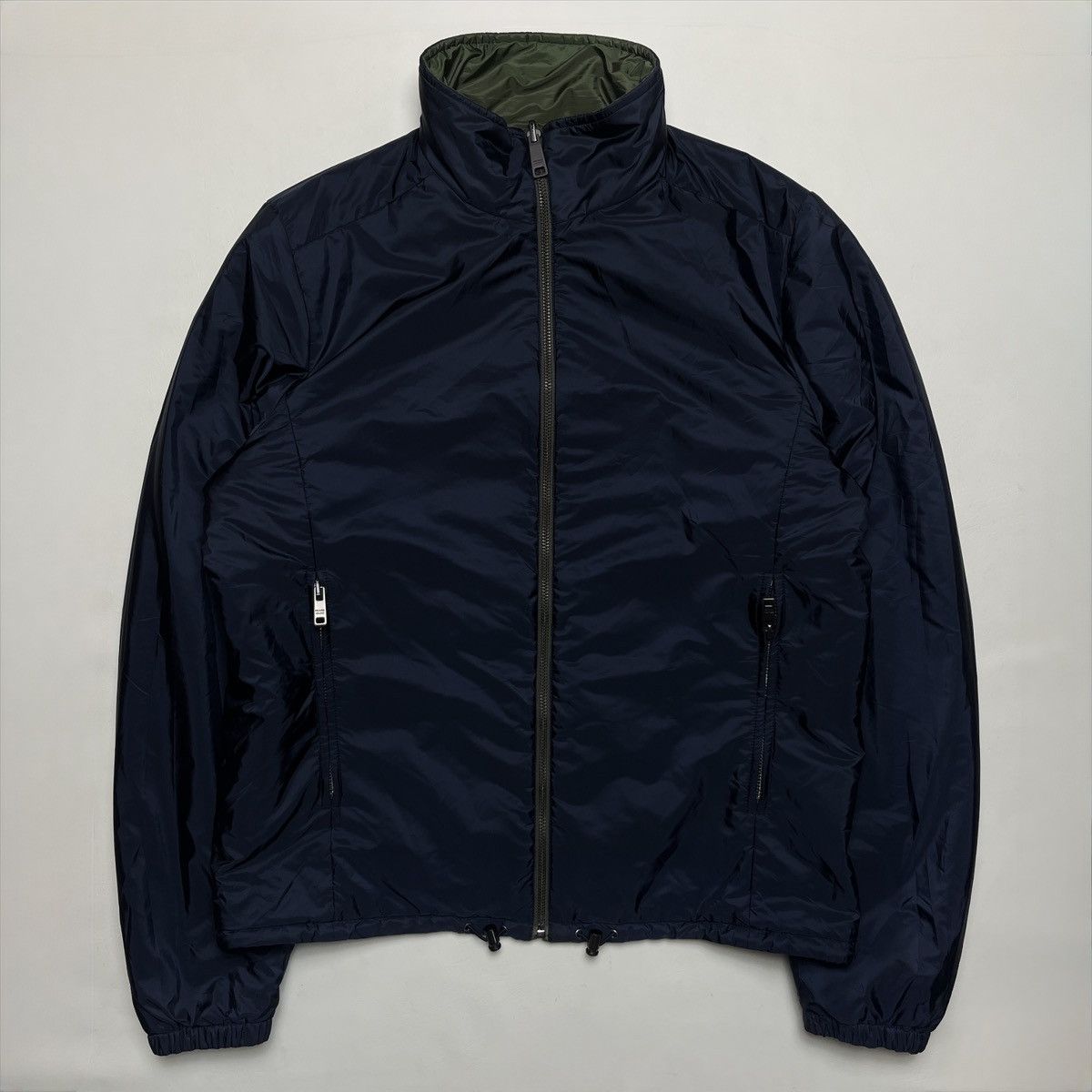 Prada 2010's Prada Sport Reversible Nylon Blouson Zipper Jacket