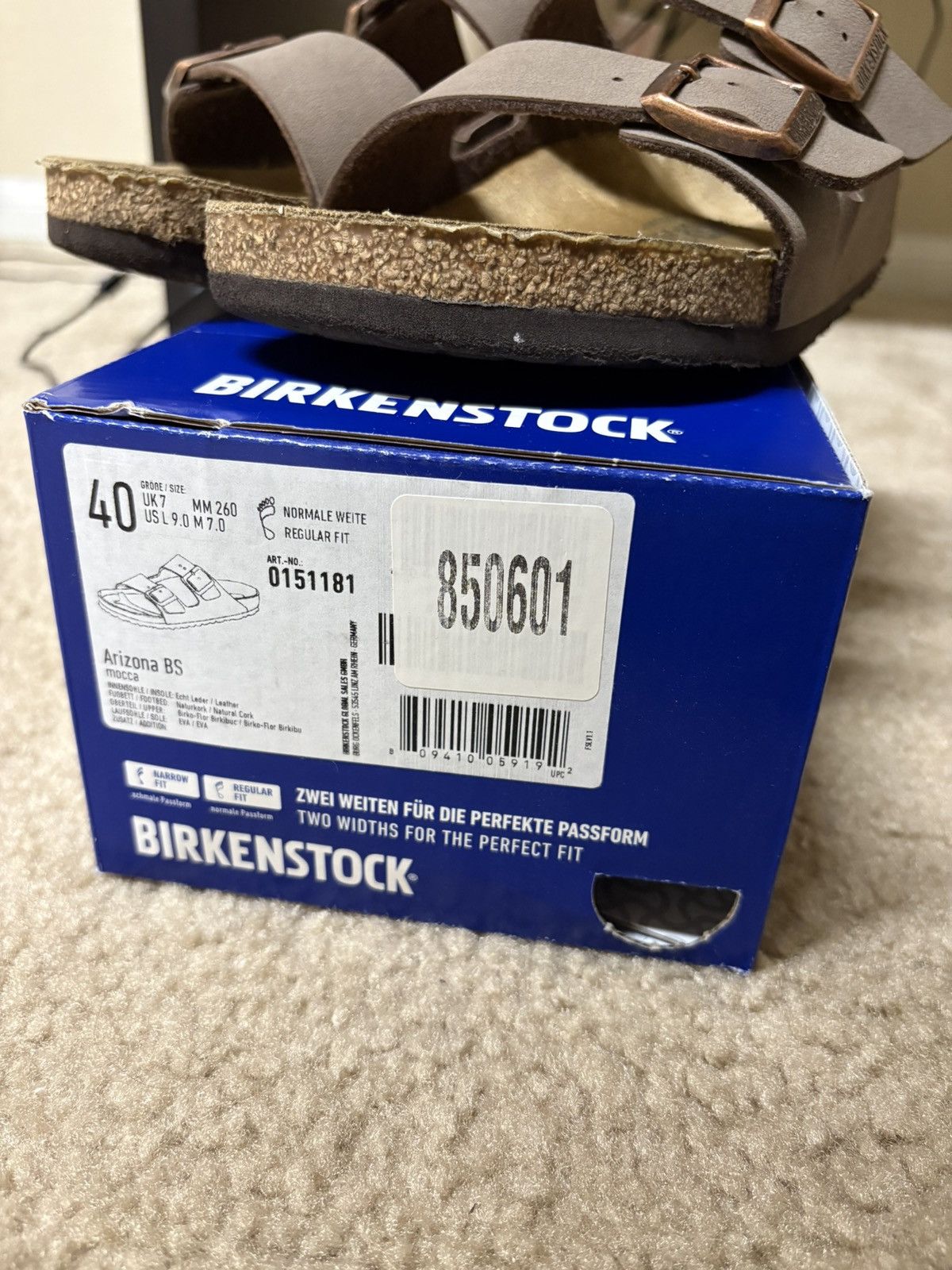 Birkenstock × Vintage Birkenstock Arizona Taupe Size 40 Size US 7 / EU 40 - 5 Thumbnail