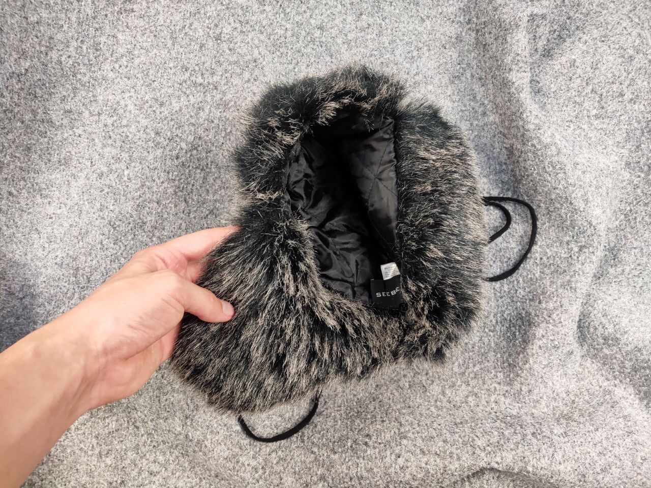 Hysteric Glamour Vintage Crazy Y2K Avant Garde If Six Was Nine Style Fur Hat Size ONE SIZE - 8 Thumbnail