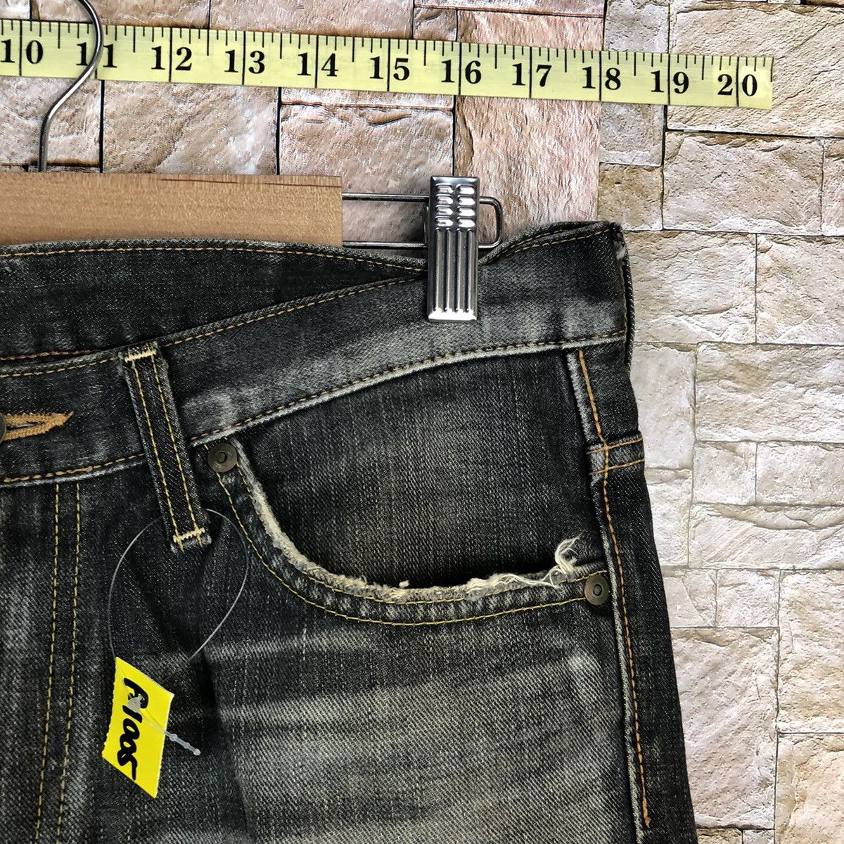 Japanese Brand Lee vintage faded Black Denim Pants #A1003 Size US 31 - 8 Thumbnail