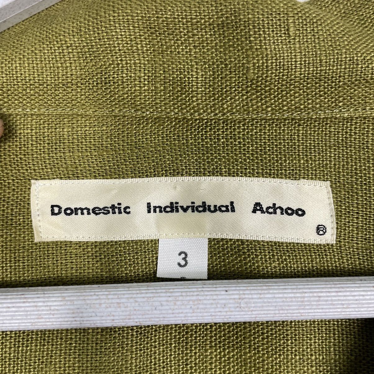 Issey Miyake × Japanese Brand 💥DOMESTIC INDIVIDUAL ACHOO LINEN BUTTON CHORE JACKET Size US M / EU 48-50 / 2 - 13 Thumbnail