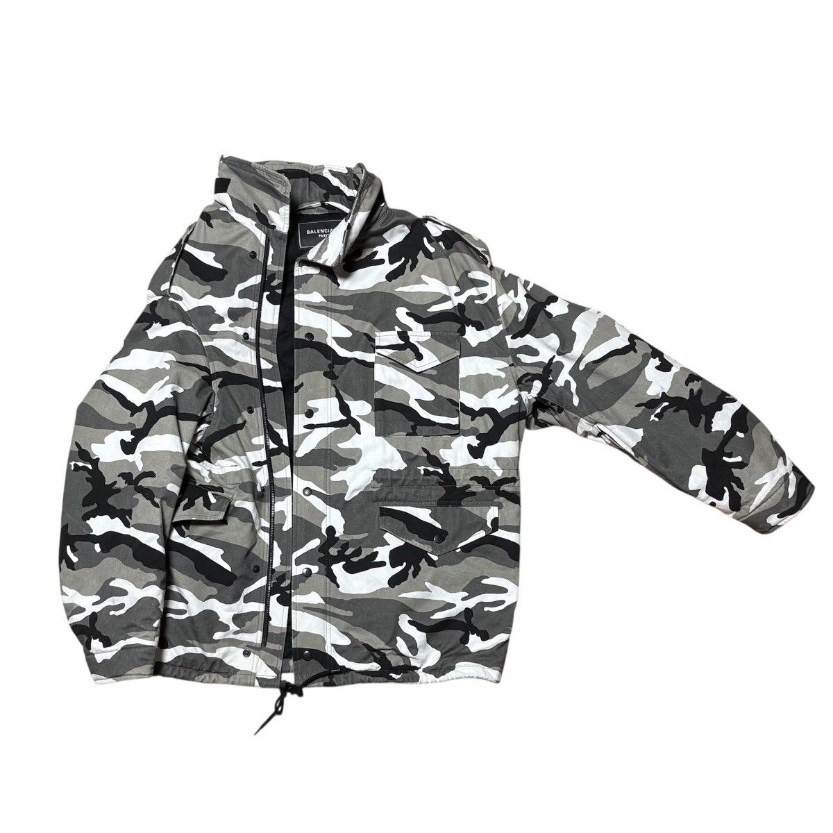 Balenciaga FALL 21 BALENCIAGA BY DEMNA CAMO MULTI JACKET Size US XS / EU 42 / 0 - 10 Thumbnail