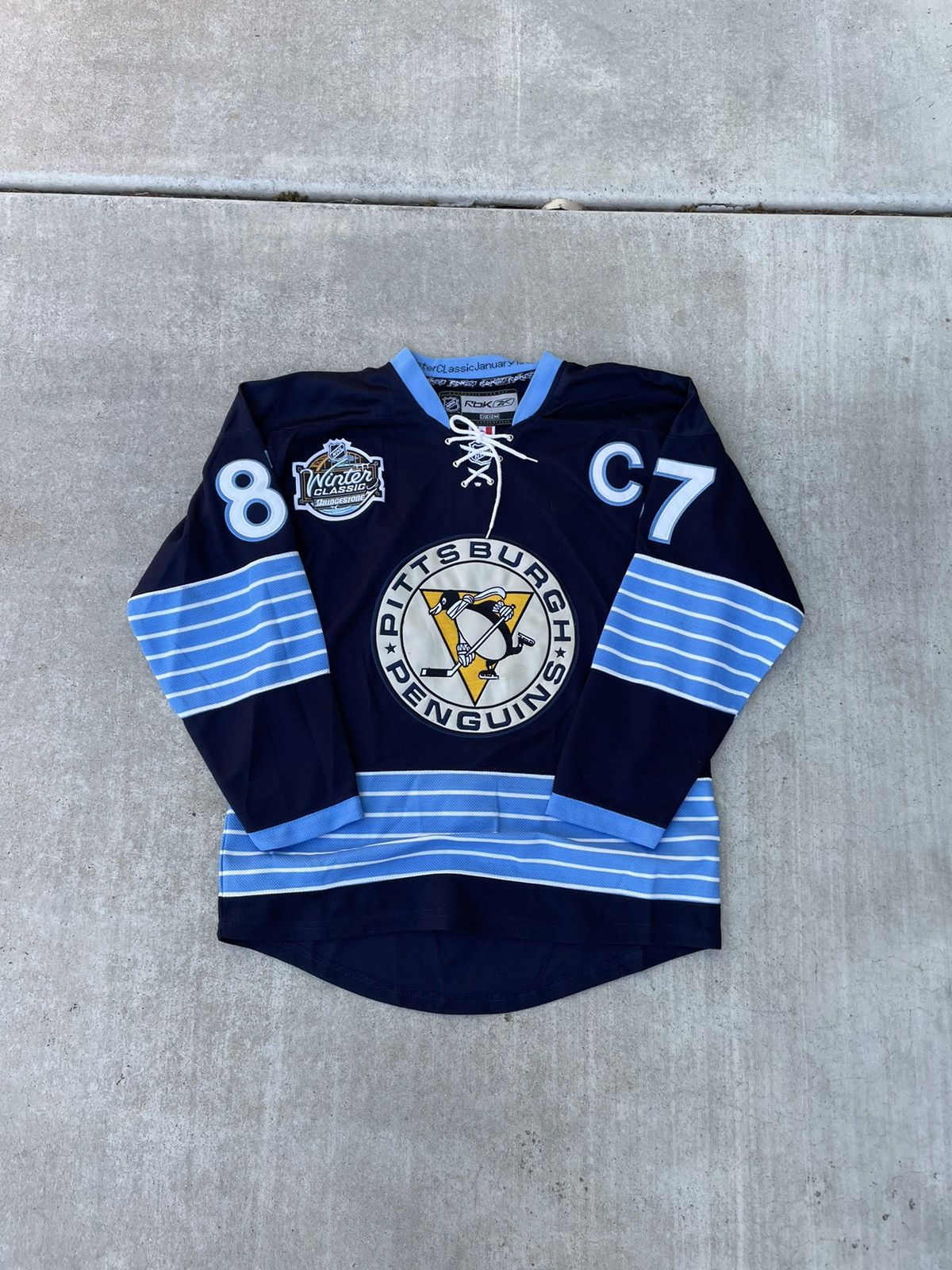 Blank Hockey Jersey Men Medium Blue Custom NHL Vintage 90s Leafs Retro CCM  New
