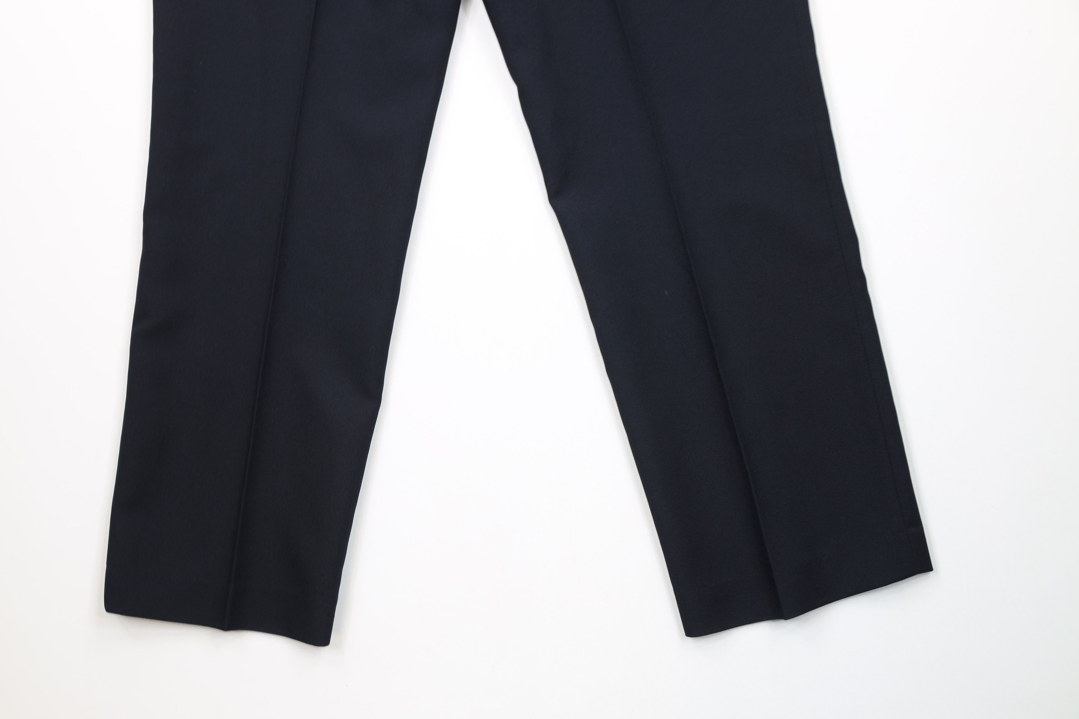 Vintage Vintage 70s Streetwear Knit Flared Wide Leg Chino Pants Blue Size US 38 / EU 54 - 14 Thumbnail