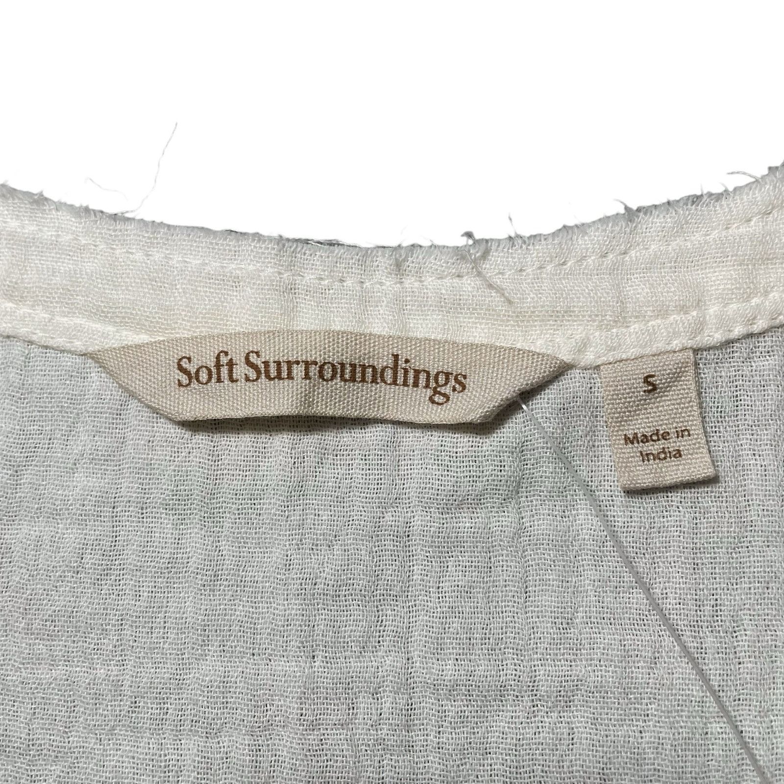 Other Soft Surroundings Del Mar Tank Top Marshmallow Cream Small Size S / US 4 / IT 40 - 4 Thumbnail