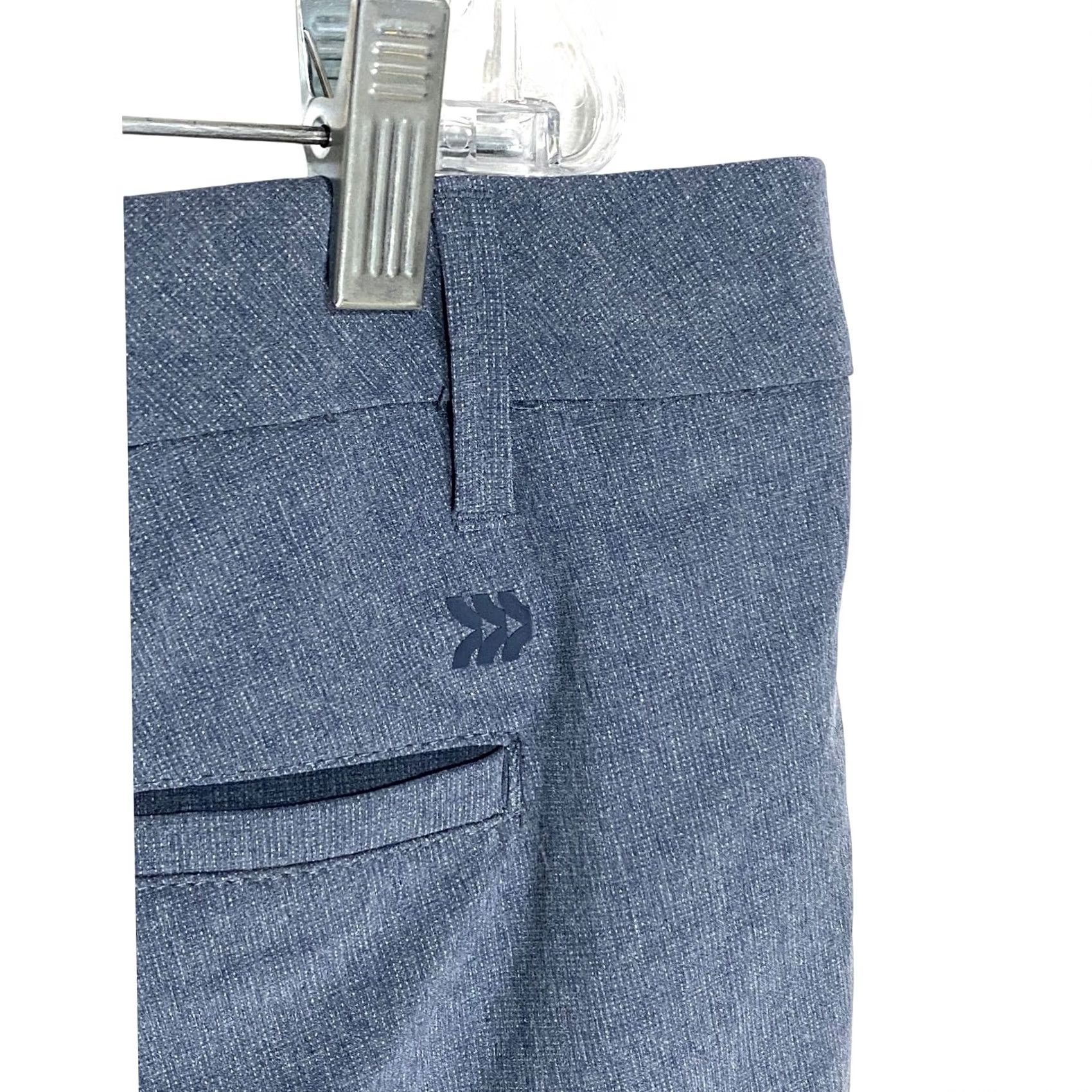 Vintage VINTAGE All In Motion Quick Dry Navy Heather Golf Shorts Mens 40 Casual Athleisure Active NWT Size US 40 / EU 56 - 3 Thumbnail