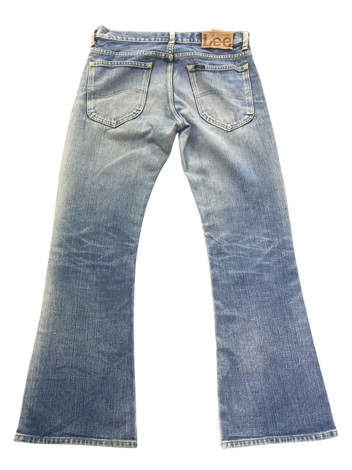 Lee × Vintage Flared Jeans Vintage Lee Riders Distressed Denim Size US 30 / EU 46 - 1 Thumbnail
